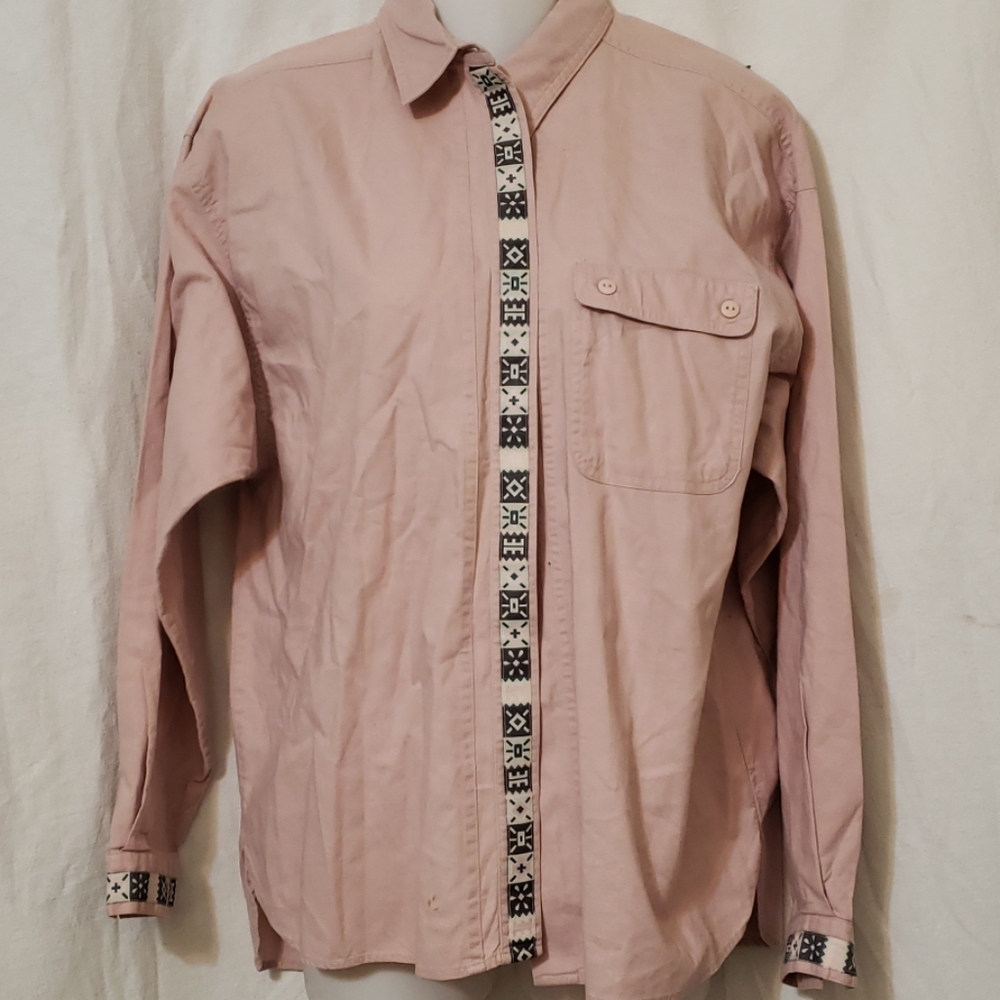 Pink Button down shirt